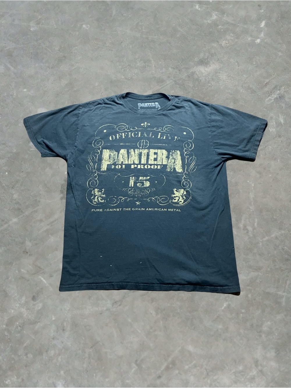 ☀️ Pantera Metal Band Graphic Tee Mens Size XL Black